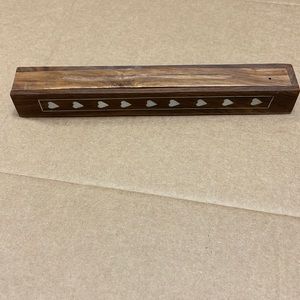 Wooden incense holder
